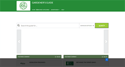 Desktop Screenshot of gardeningresourceguide.com