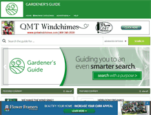 Tablet Screenshot of gardeningresourceguide.com